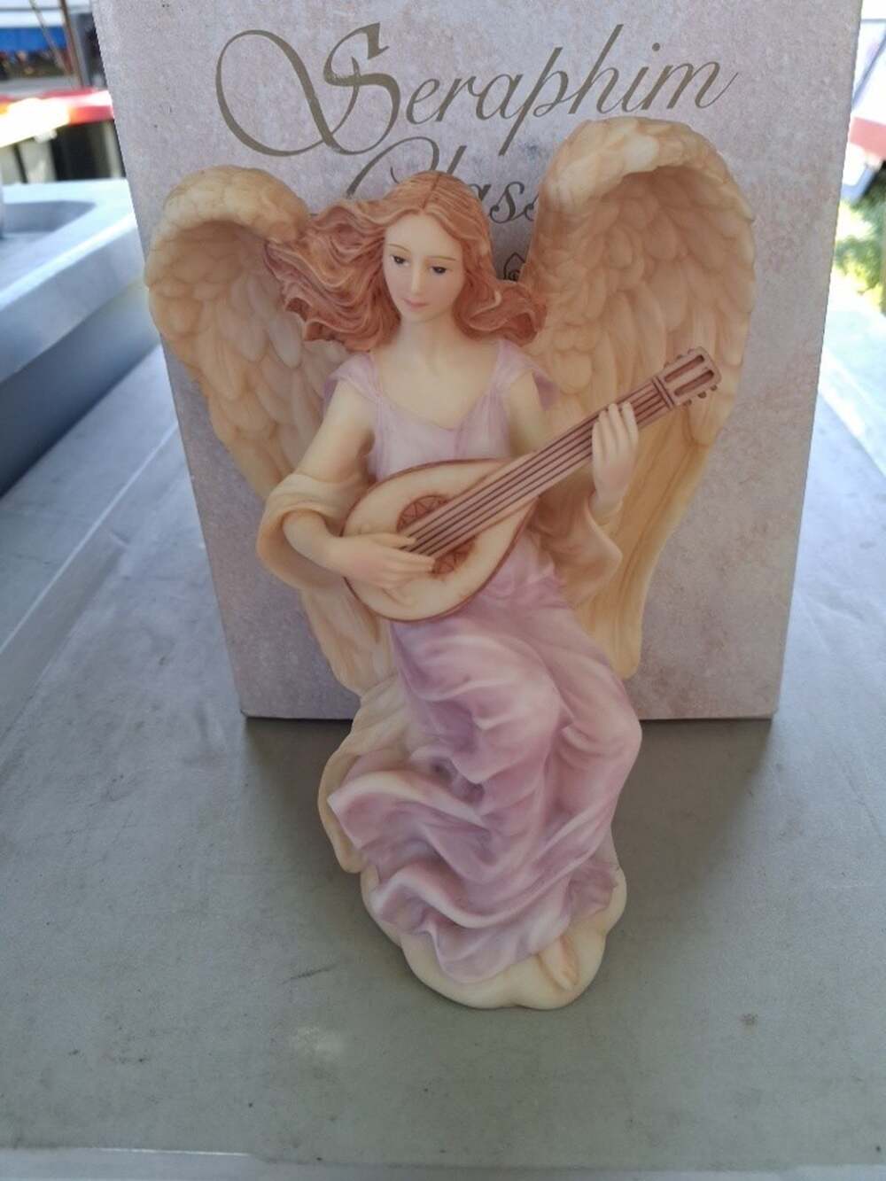 SERAPHIM CLASSICS LYDIA "WINGED POET" FIGURINE w/ BOX #67088